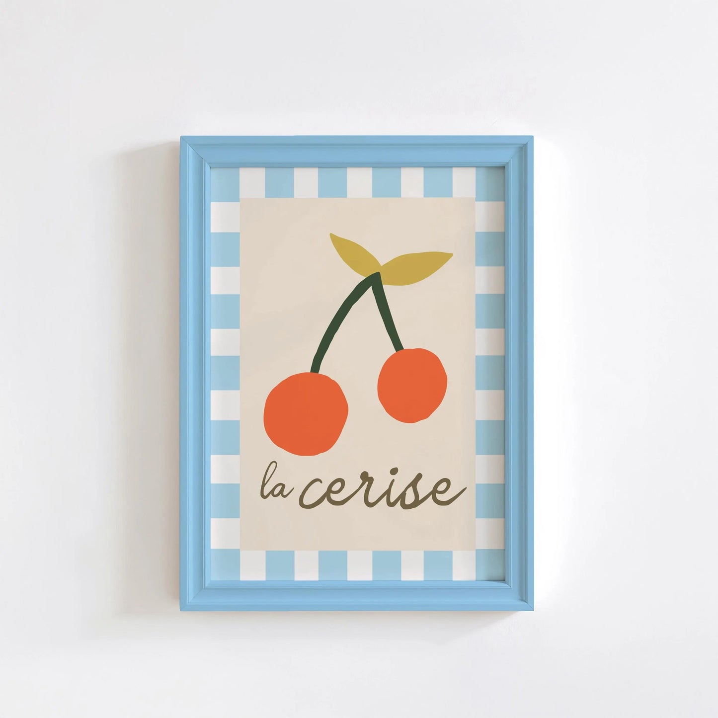 Whimsical Cherry Print – Cute Wall Art for Kids